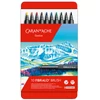 Caran d'Ache Fibralo Brush Pen marker tip pensulă  în set  - 10 buc