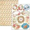 Set de hârtie scrapbook  Ciao Bella, A4, 9 coli - Dear Santa Creative Pad