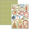 Imagine 6/11 - Set de hârtie scrapbook  Ciao Bella, A4, 9 coli - Dear Santa Creative Pad