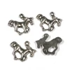 Imagine 1/2 - Charm, ornament metalic, 4 buc - cal