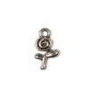 Imagine 2/2 - Ornament de metal Charm, 4 buc - mini trandafir