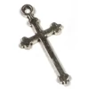 Charm, ornament metalic, 4 buc - cruce