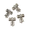 Ornament metalic Charm, 4 buc - fundita lunga, 3D