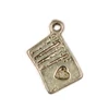 Charm, ornament metalic, 4 cărți