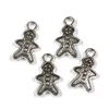 Imagine 1/2 - Charm, ornament metalic, 4 buc - Mézike