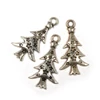 Imagine 1/2 - Ornament metalic Charm, 3 buc - brad