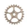 Charm, ornament metalic, 3 buc - unelte, 5 dinte, 3D