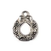 Imagine 2/2 - Charm, ornament metalic, 3 buc - coroana, 3D