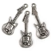 Imagine 1/2 - Ornament metalic Charm, 3 buc - chitara