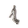 Imagine 2/2 - Ornament metalic Charm, 3 buc - pantofi roz cu toc, 3D