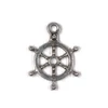 Charm, ornament metalic, 3 buc - volan, 3D