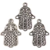 Charm, ornament metalic, 3 buc - Mâna lui Fatima