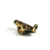 Imagine 2/2 - Ornament metalic Charm, 2 buc - fund de bikini, 3D, antic