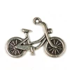 Imagine 2/2 - Charm, ornament metalic, 2 buc - bicicleta