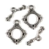 Charm, ornament metalic, 2 perechi - Clip T, decorativ