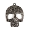 Imagine 1/3 - Charm, ornament metalic, 1 buc - craniu