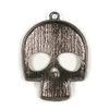Imagine 3/3 - Charm, ornament metalic, 1 buc - craniu