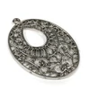 Charm, ornament metalic, 1 buc - oval
