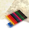 Set de colorat după numere, creioane colorate+ascuțitoare, 22x30 cm - Măcăleandre