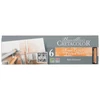 Cretacolor Basic Pencil Pocket Set Set creioane schiță, 6 buc., cutie metalică