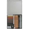 Set de desen și schiță Cretacolor Creativo, 27 buc, cutie metalică