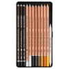 Imagine 3/7 - Cretacolor Eagle Set, set de desen, 12 buc, în cutie metalică