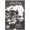 Imagine 3/5 - Cretacolor Monolith Graphite Set , set de desen grafit, 11 buc, în cutie metalică