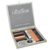 Imagine 4/4 - Set de desen și schiță  Cretacolor Passion Box, 25 bucati, cutie din lemn
