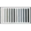 Set crete pastel Cretacolor - 12 buc, nuanțe de gri