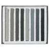 Set crete pastel Cretacolor - 8 buc, nuanțe de gri