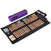 Imagine 1/8 - Cretacolor Pencil Wrap Set, set de desen în suport de pânză rulabil - Pastel Pencils, 29 buc