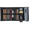Cretacolor Pencil Wrap Set, set de desen în suport de pânză rulabil - Professional, 24 buc