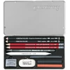 Imagine 3/5 - Set de desen și schițe pentru începători Cretacolor Teachers' Choice, 11 piese, cutie metalică