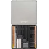 Set de desen alb-negru Cretacolor Wolf Box, 25 piese, cutie metalica