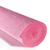 Hârtie creponată cu flori, 180 g, 50x250 cm - 549 roz