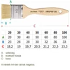 Imagine 5/6 - Da Vinci 2429 pensulă sintetică tip bidinea - 20