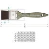 Da Vinci Forte 5036 pensulă sintetică tip bidinea - 30