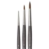 Da Vinci Secret Places Watercolour set de pensule, sintetice, rotunde, 3 buc