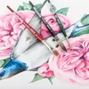 Da Vinci Botanical Art Watercolour Set, sintetice, mixte, 3 buc