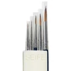 Da Vinci 5246 Set pensulă acuarelă, cu gât roșu, rotundă, 5 buc + săpun
