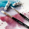 Set de pensule Da Vinci Casaneo White for Schmincke Horadam Aquarell Supergranulation, sintetice, asortate, 2 buc