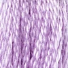 Ață pentru broderie DMC Mouliné (împărțit, 6 fire), 8 m - 096-554, Violet - LT