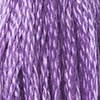 Ață pentru broderie DMC Mouliné (împărțit, 6 fire), 8 m - 097-553, Violet