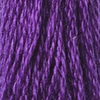 Ață pentru broderie DMC Mouliné (împărțit, 6 fire), 8 m - 099-550, Violet - VY DK