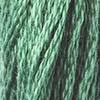 Ață pentru broderie DMC Mouliné (împărțit, 6 fire), 8 m - 253-699, Green