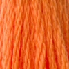 Ață pentru broderie DMC Mouliné (împărțit, 6 fire), 8 m - 353-970, Pumpkin - LT