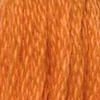 Ață pentru broderie DMC Mouliné (împărțit, 6 fire), 8 m - 354-947, Burnt Orange