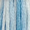 Ață pentru broderie DMC Mouliné (împărțit, 6 fire), 8 m - 490-67, Variegated - Baby Blue