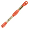 Ață pentru broderie DMC Mouliné (împărțit, 6 fire), 8 m - 496-106, Variegated - Coral