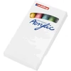 edding 5100 marker acrilic  în set, M (2-3 mm) - 5 buc, pastel